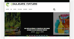 Desktop Screenshot of couleurs-nature.fr