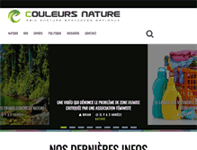 Tablet Screenshot of couleurs-nature.fr